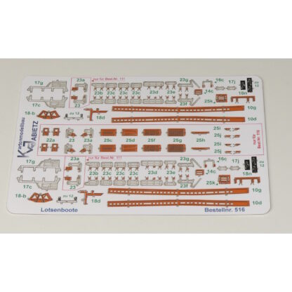 LC-Platine Lotsenboote