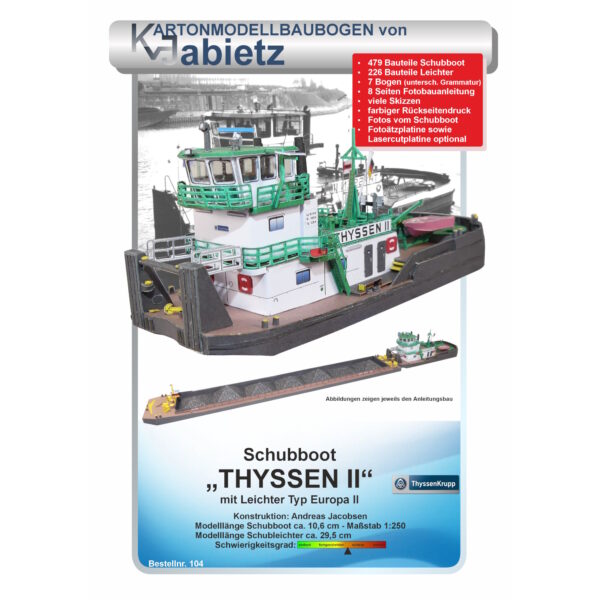 Schubboot "Thyssen II" (Bestnr. 104)